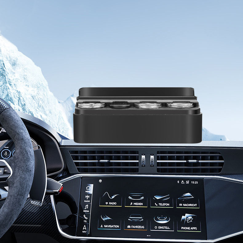 Car Coin Holder Auto Change Organizer Plastic Storage Box