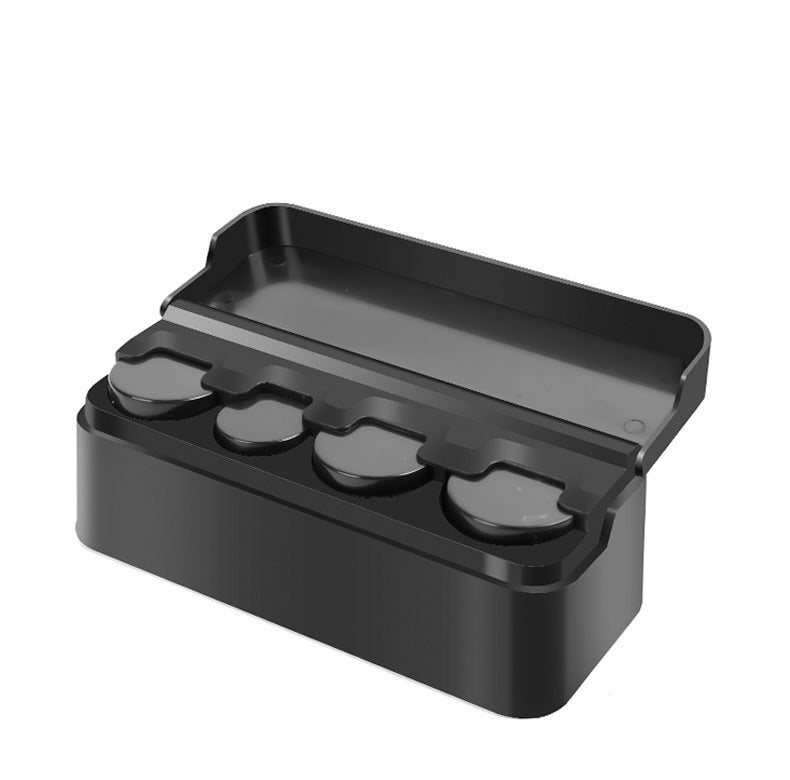 Car Coin Holder Auto Change Organizer Plastic Storage Box