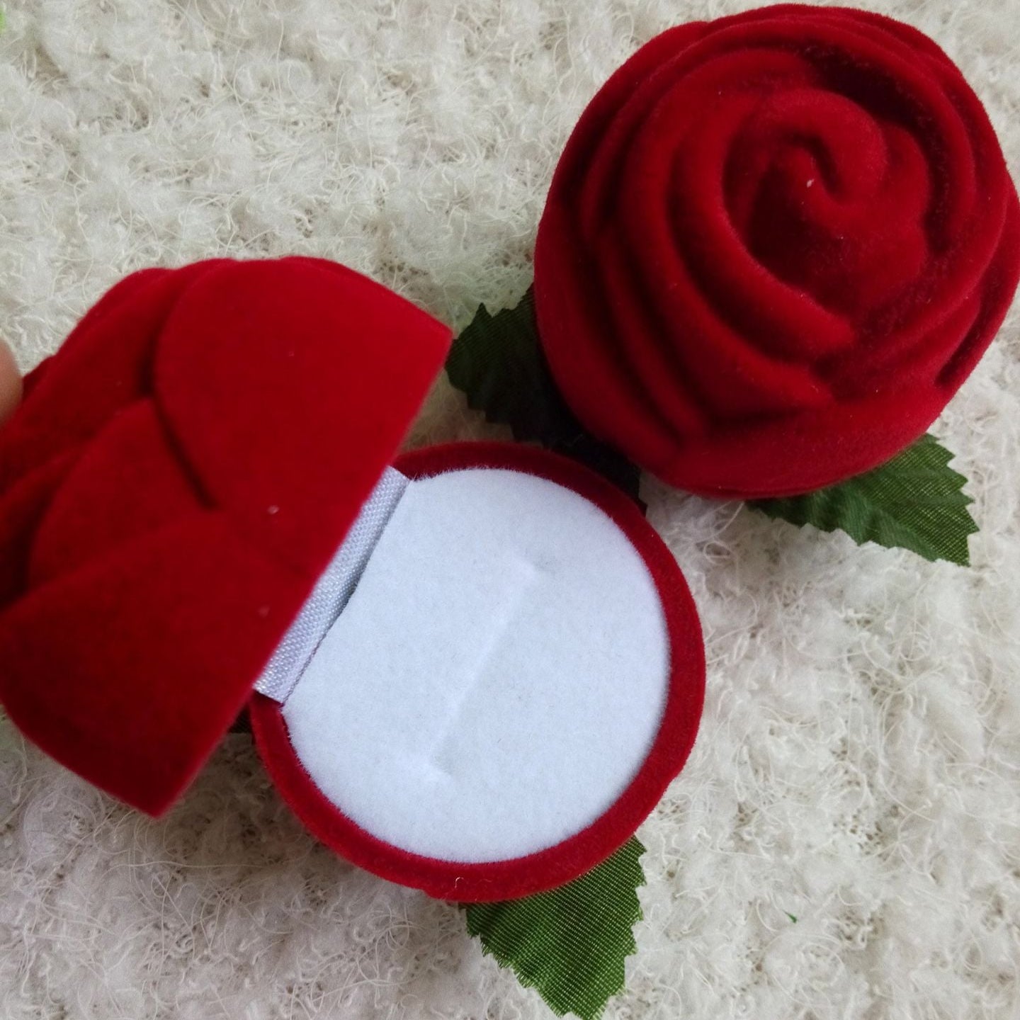Creative & Romantic 3D Rose Ring Box for Proposals