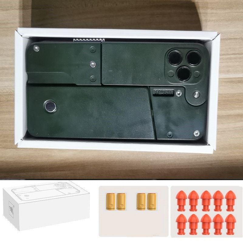 Foldable Mobile Phone Toy Gun