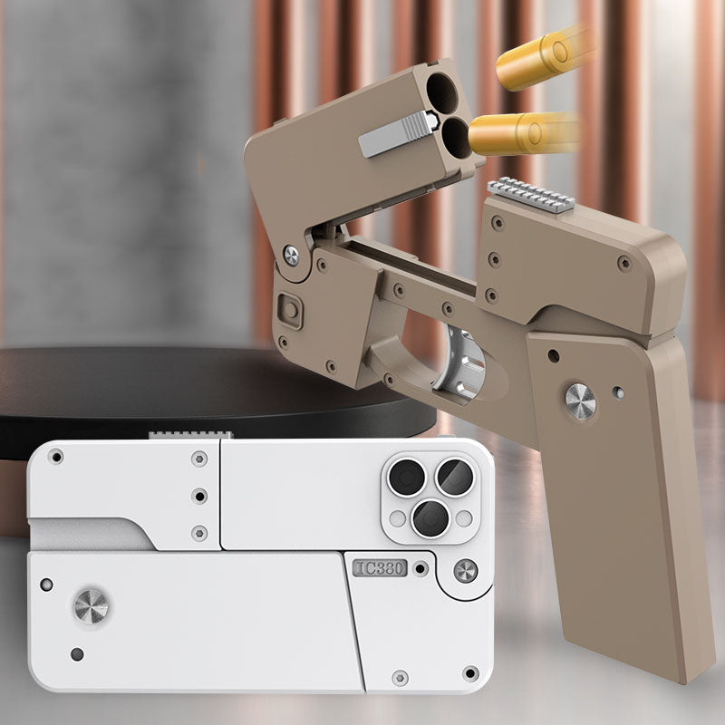 Foldable Mobile Phone Toy Gun