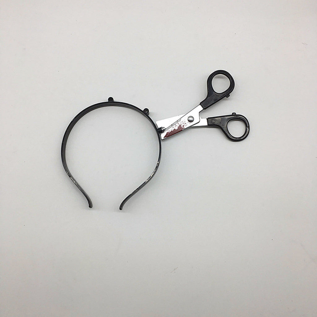 Realistic Knife & Axe Through the Head Prank Headband