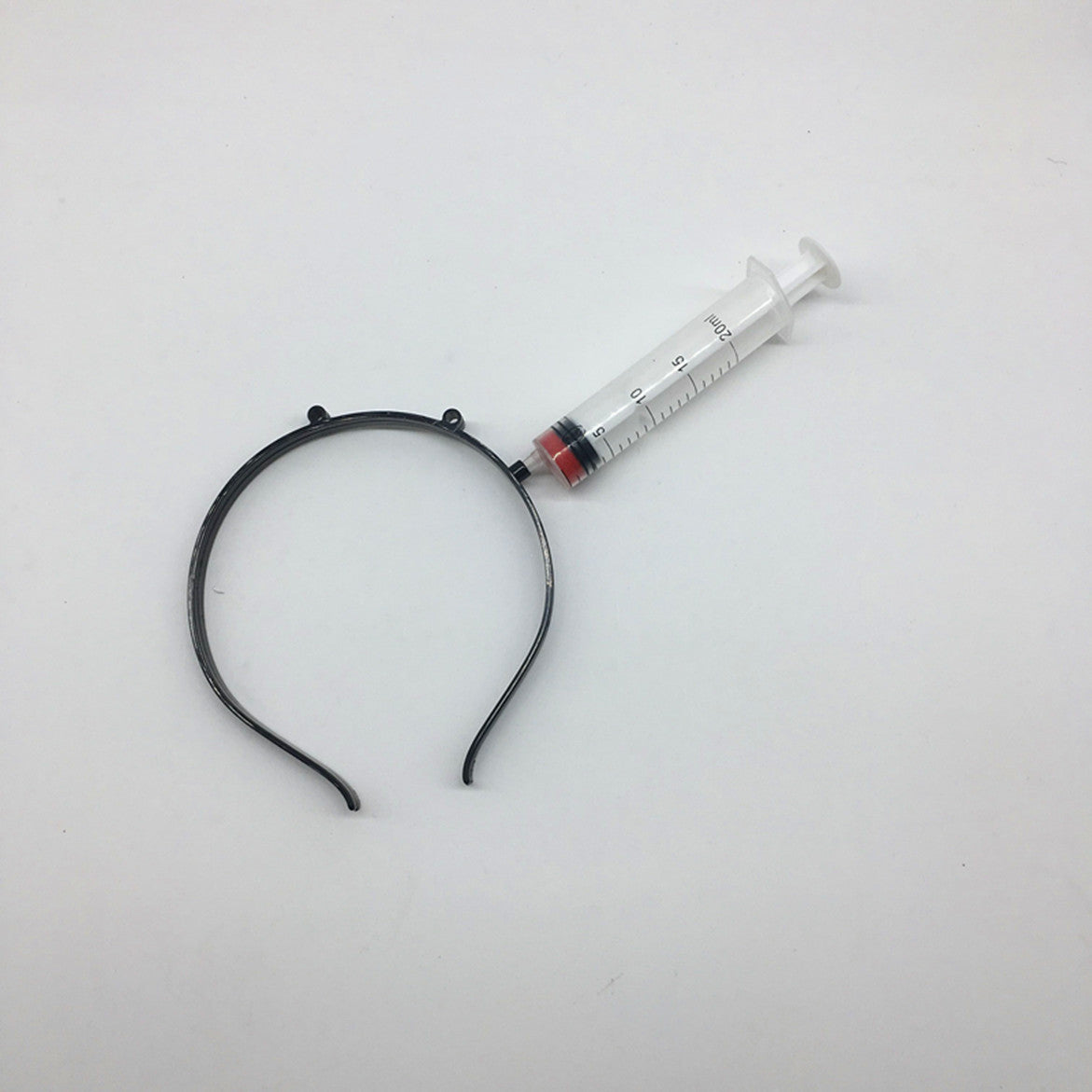 Realistic Knife & Axe Through the Head Prank Headband