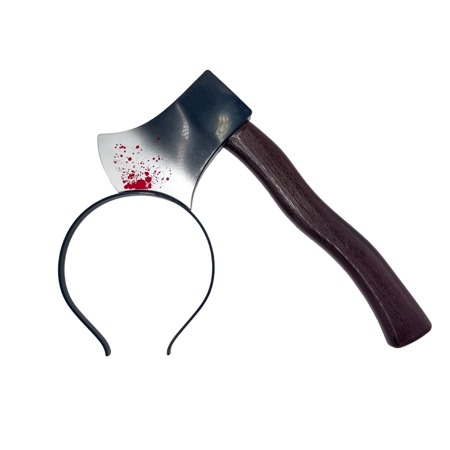 Realistic Knife & Axe Through the Head Prank Headband