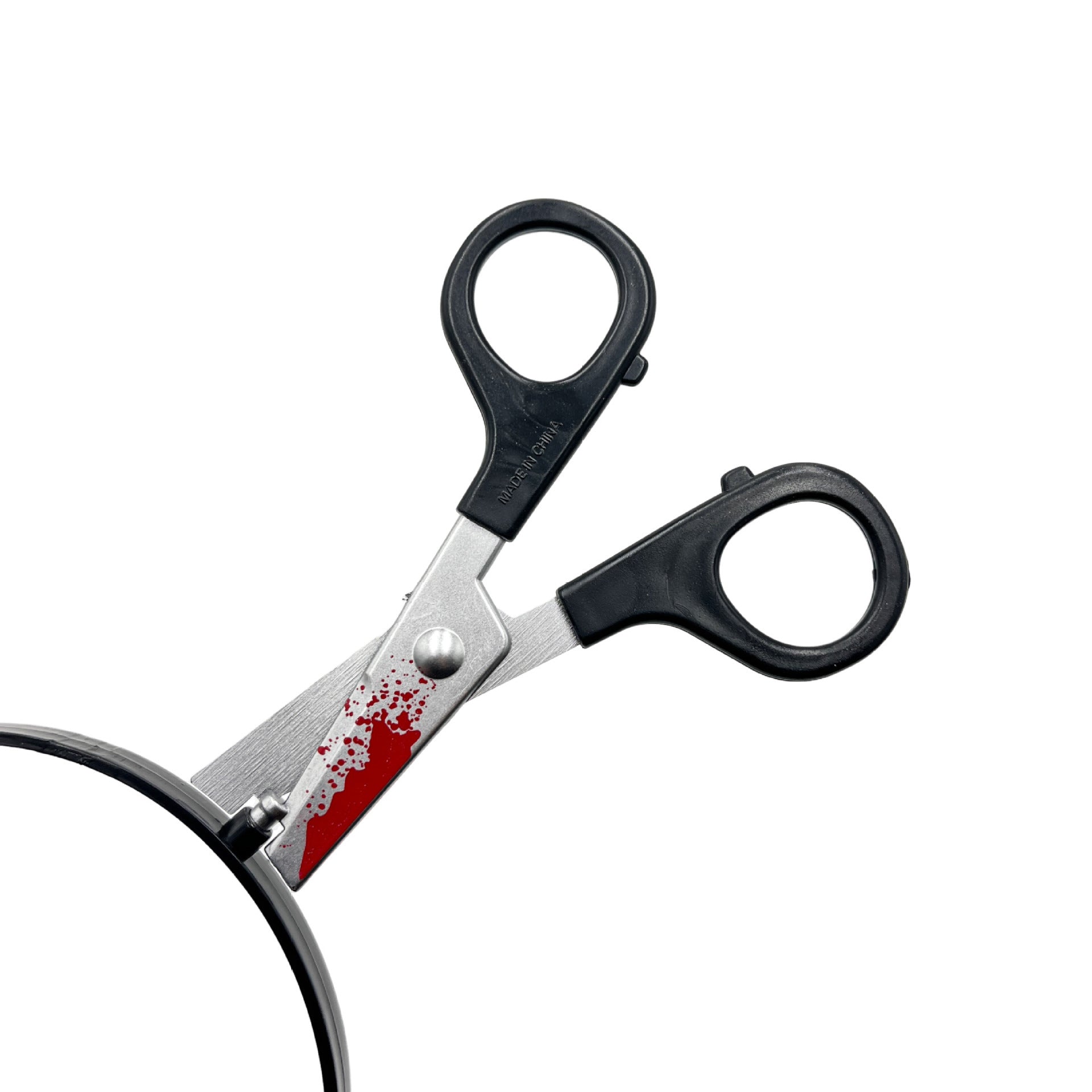 Realistic Knife & Axe Through the Head Prank Headband