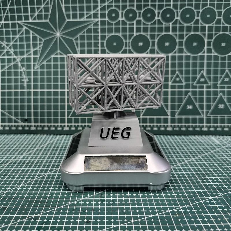 Solar-Powered Military Model Toy Figurine