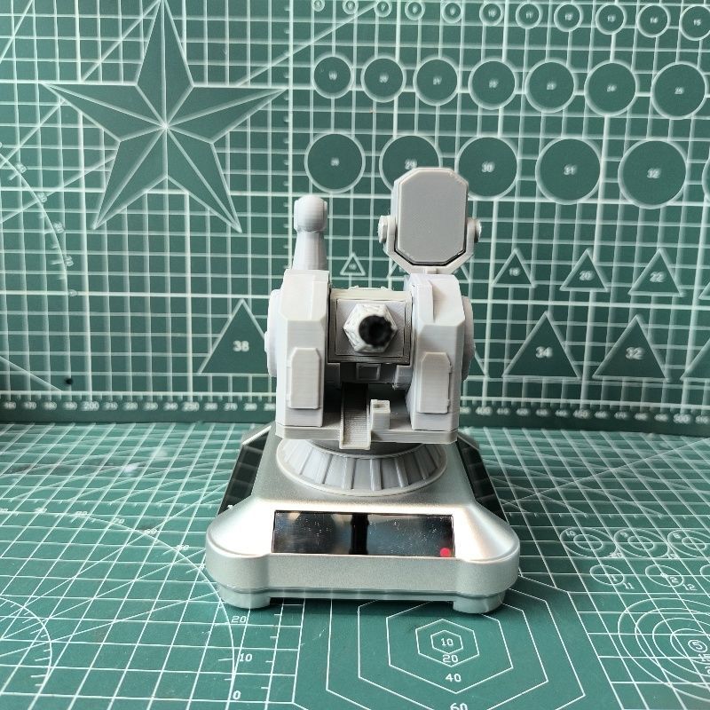 Solar-Powered Military Model Toy Figurine